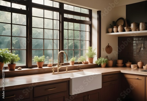 Home kitchen interior Modern design