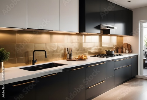 Home kitchen interior Modern design