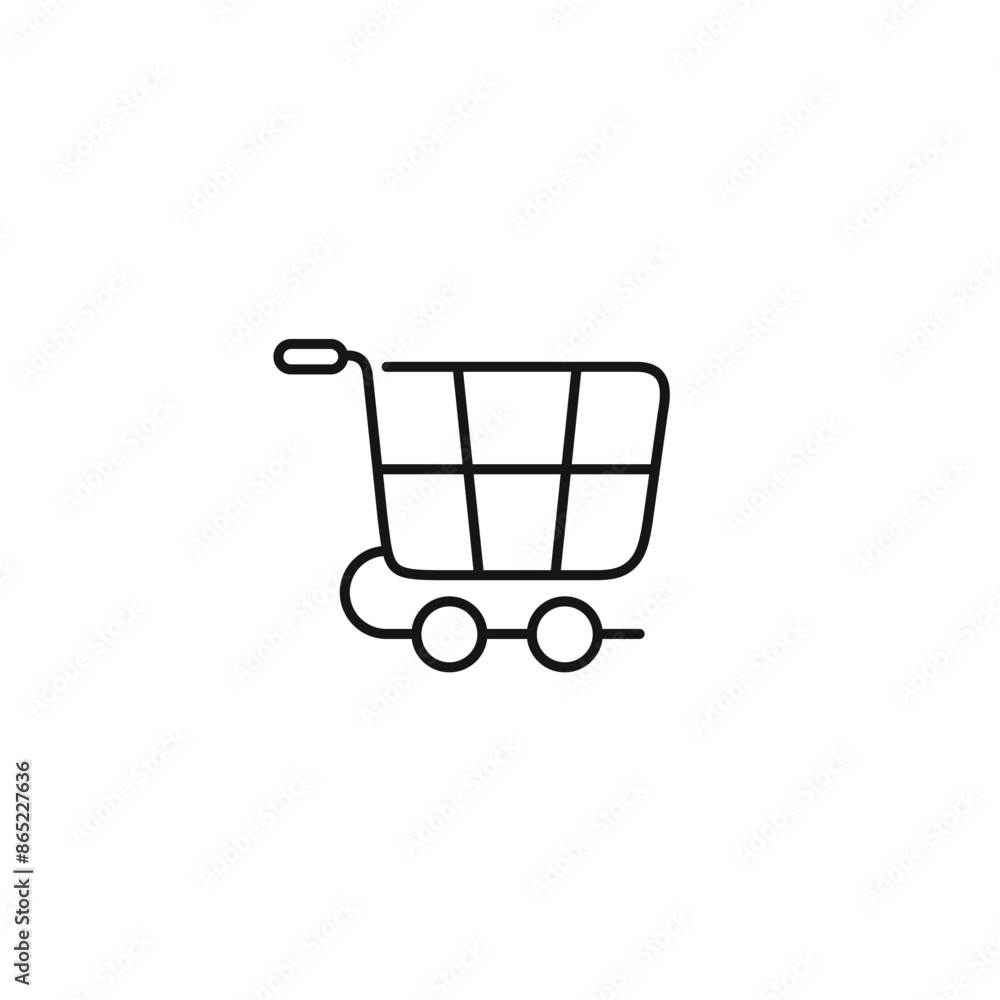 Shopping cart icon vector. EPS 10 editable vector Shopping cart icon vector. EPS 10 editable vector