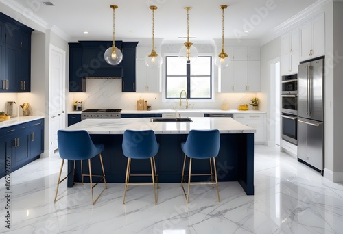 Home kitchen interior Modern design