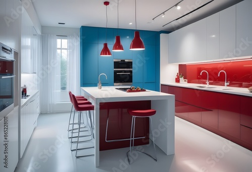 Home kitchen interior Modern design