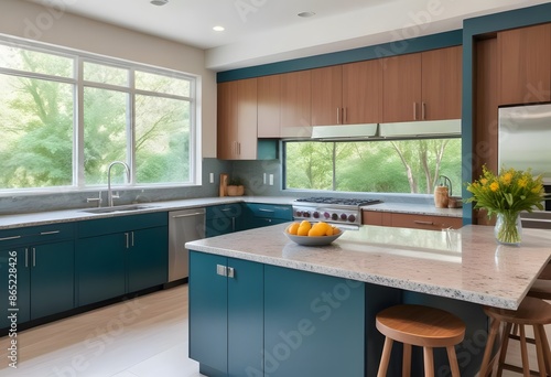 Home kitchen interior Modern design