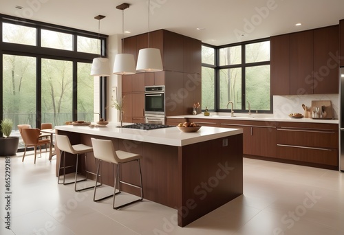 Home kitchen interior Modern design