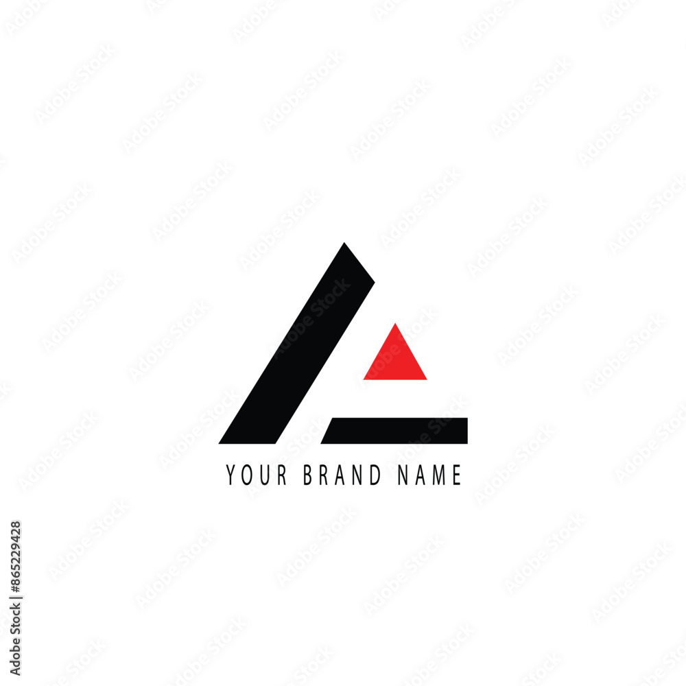 Creative elegant letter A vector emblem Creative elegant letter A vector emblem
