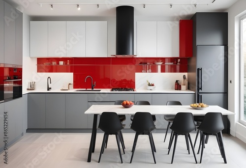 Home kitchen interior Modern design