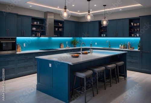 Home kitchen interior Modern design