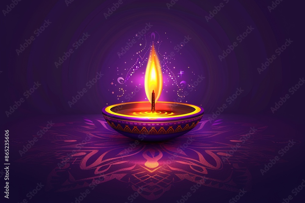 Diwali day festival, Diwali lanterns background with candles and blurred lights. Diwali day festival, Diwali lanterns background with candles and blurred lights.