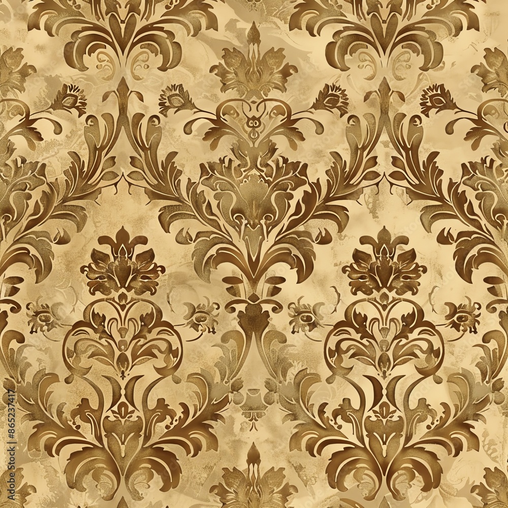 Damask pattern with Renaissance art influences, rich and detailed, no blur, Damask pattern with Renaissance art influences, rich and detailed, no blur,