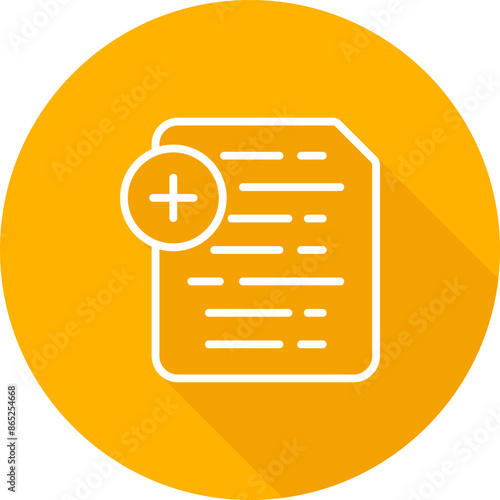 Document Insert Icon Vector Icon