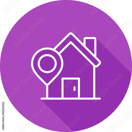 Home Location Vector Icon