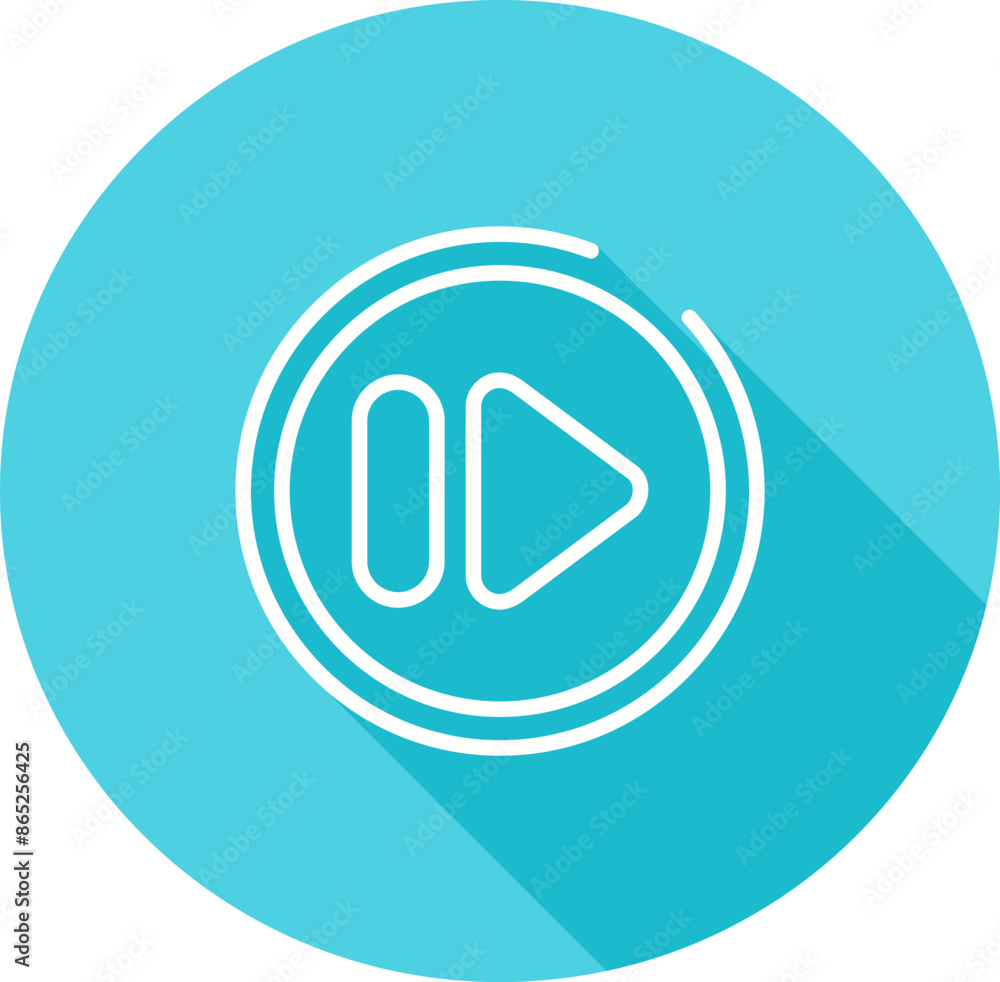 Fast Forward Button Vector Icon Fast Forward Button Vector Icon