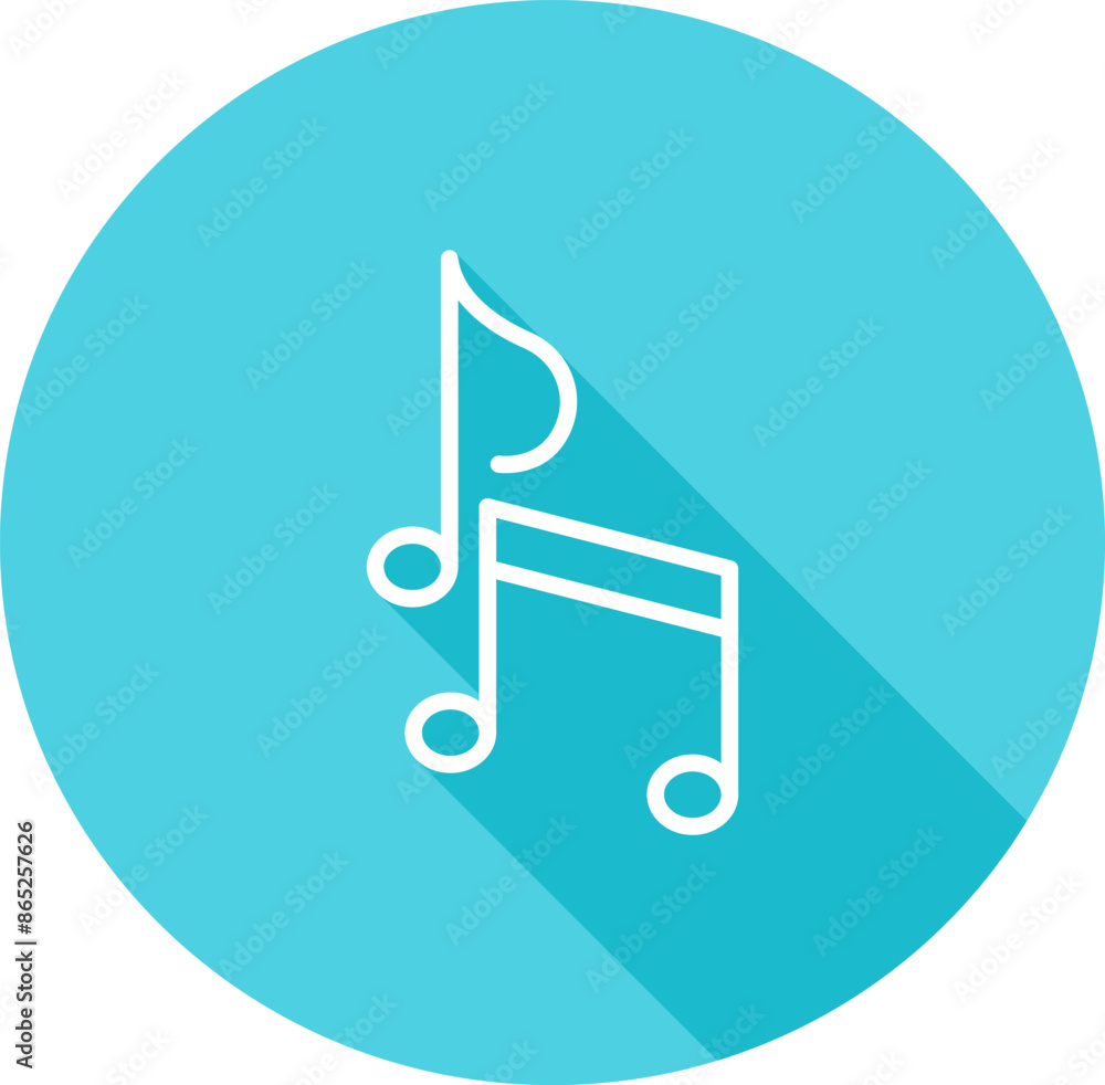 Music Note Vector Icon Music Note Vector Icon