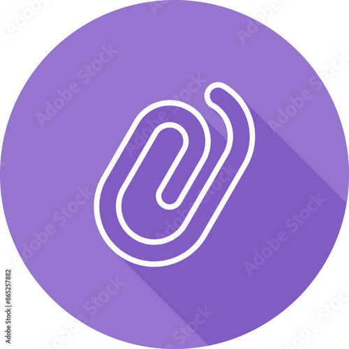 Paperclip Vector Icon