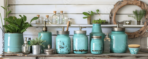 Upcycled Mason Jars as Vint...