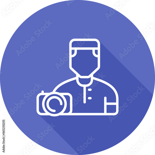 Camera man Vector Icon