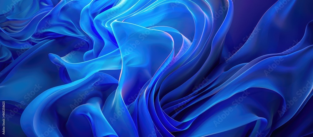 Obraz premium Blue Colored Abstract Background