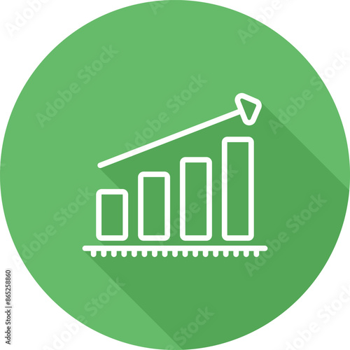 Chart Increasing Vector Icon