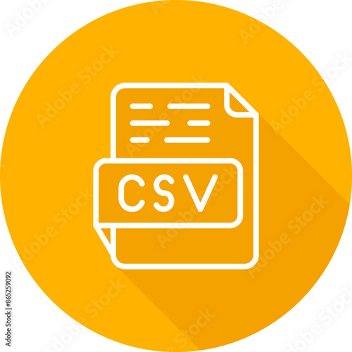 CSV Vector Icon