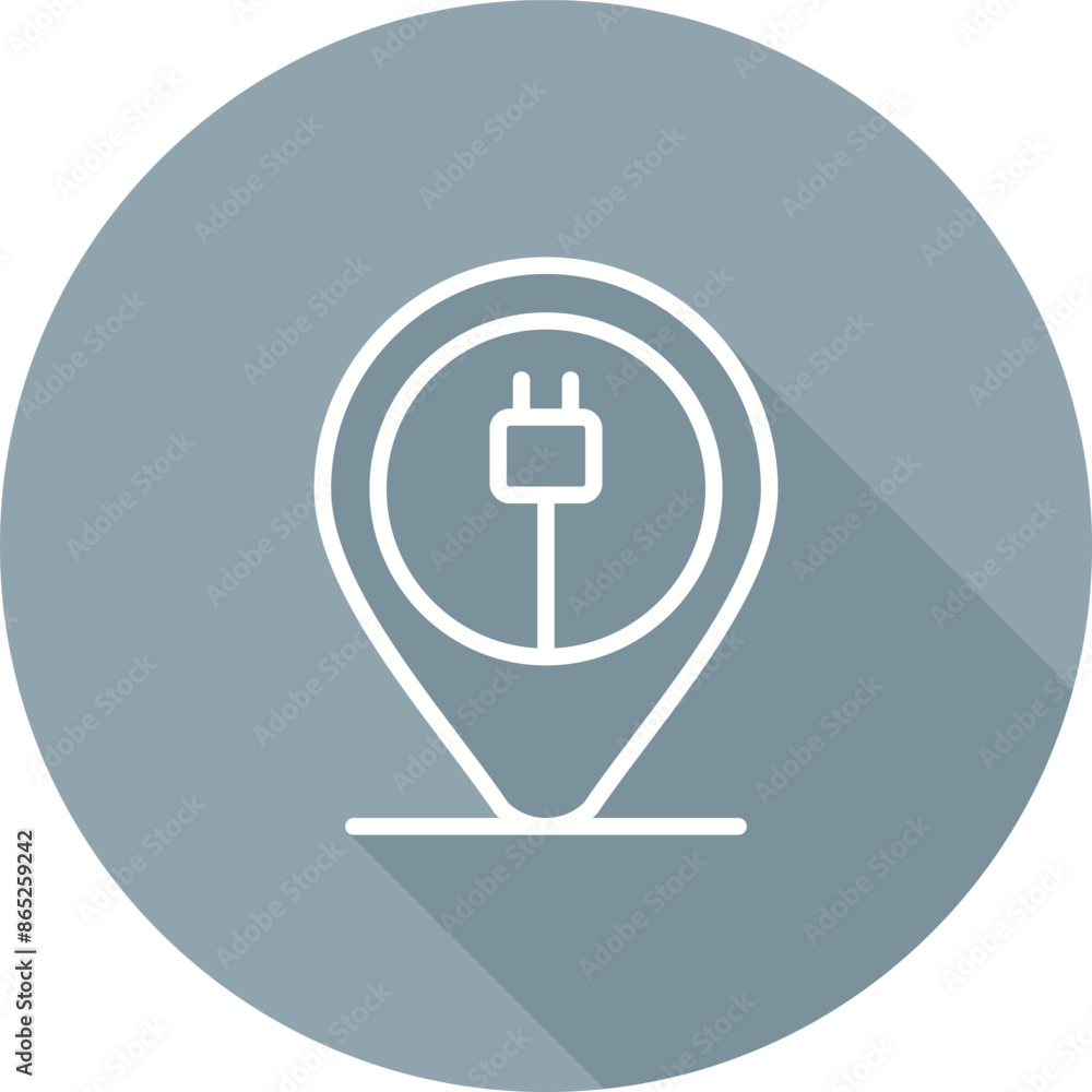 Cable Locator Vector Icon Cable Locator Vector Icon