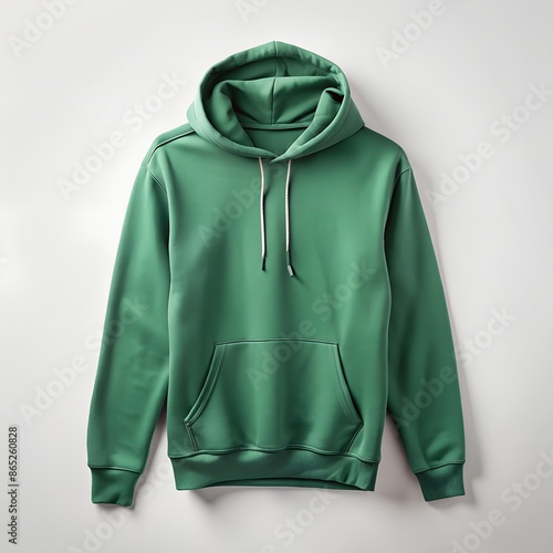 green hoodie mockup