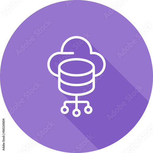Cloud Storage Vector Icon