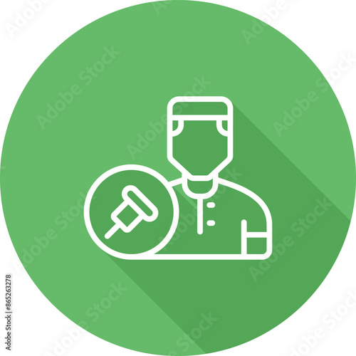 Office Pin Vector Icon