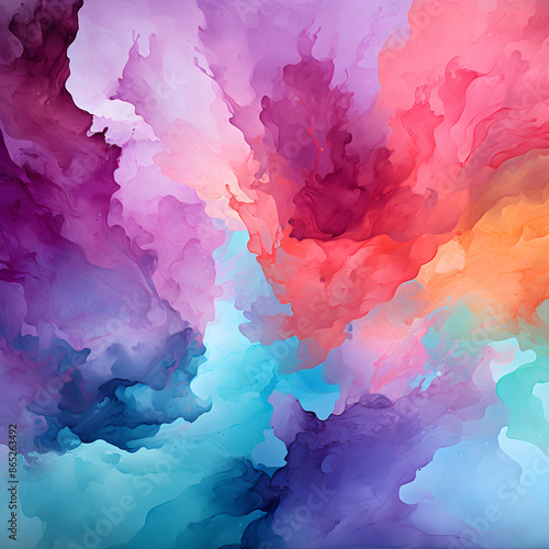 abstract watercolor painting, brush painting, Beautiful art, background, illustration design.