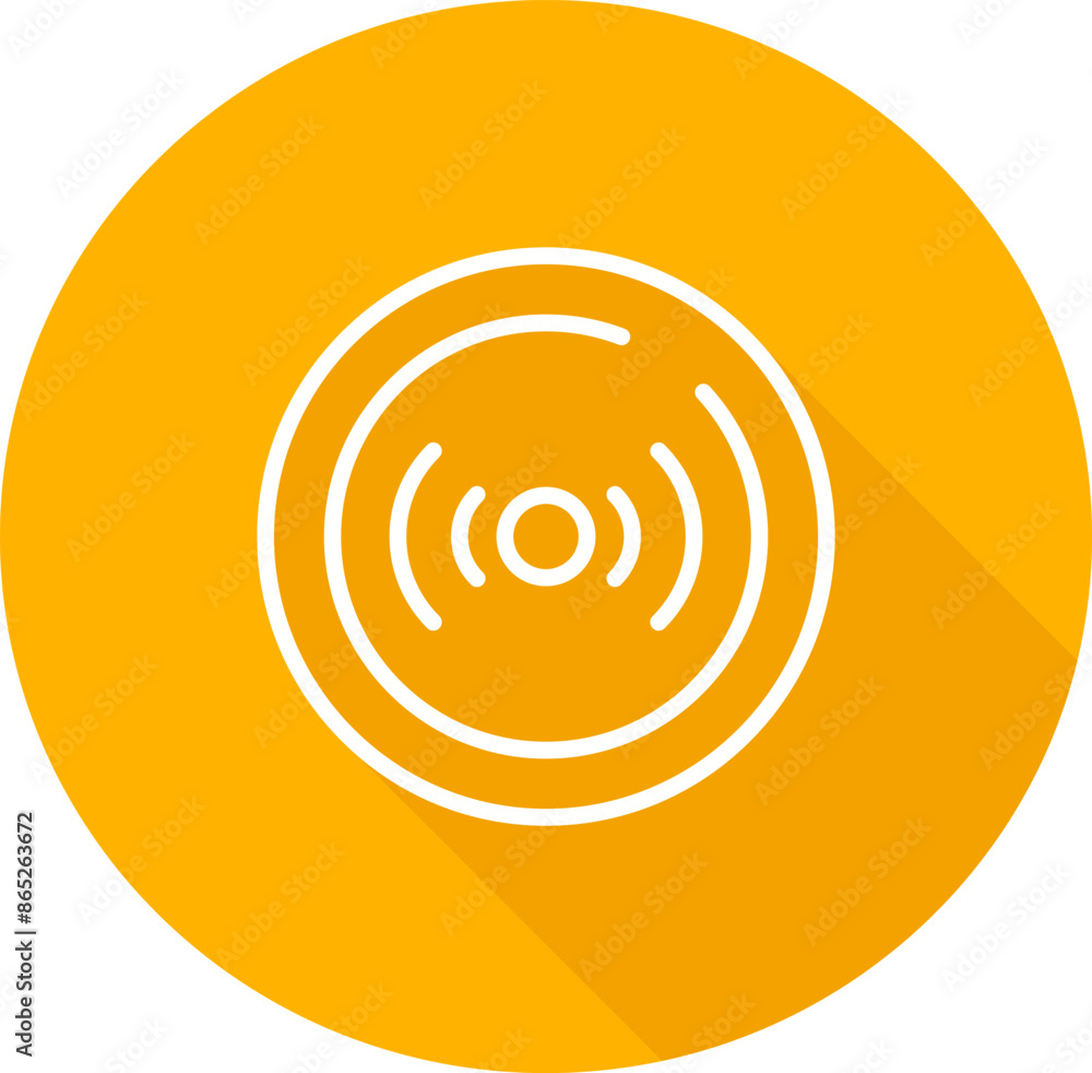 Live Streaming Circle Vector Icon Live Streaming Circle Vector Icon