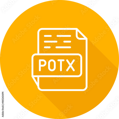 POTX Vector Icon