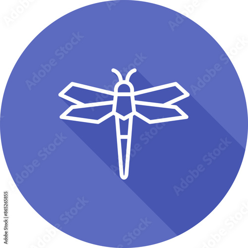 Dragonfly Vector Icon