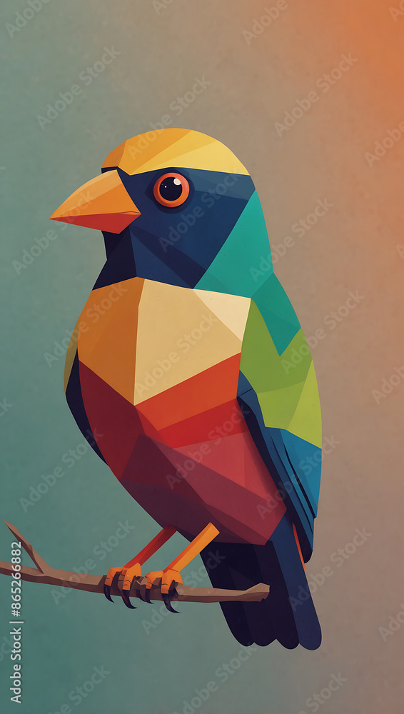 Fototapeta premium Rainbow Bird