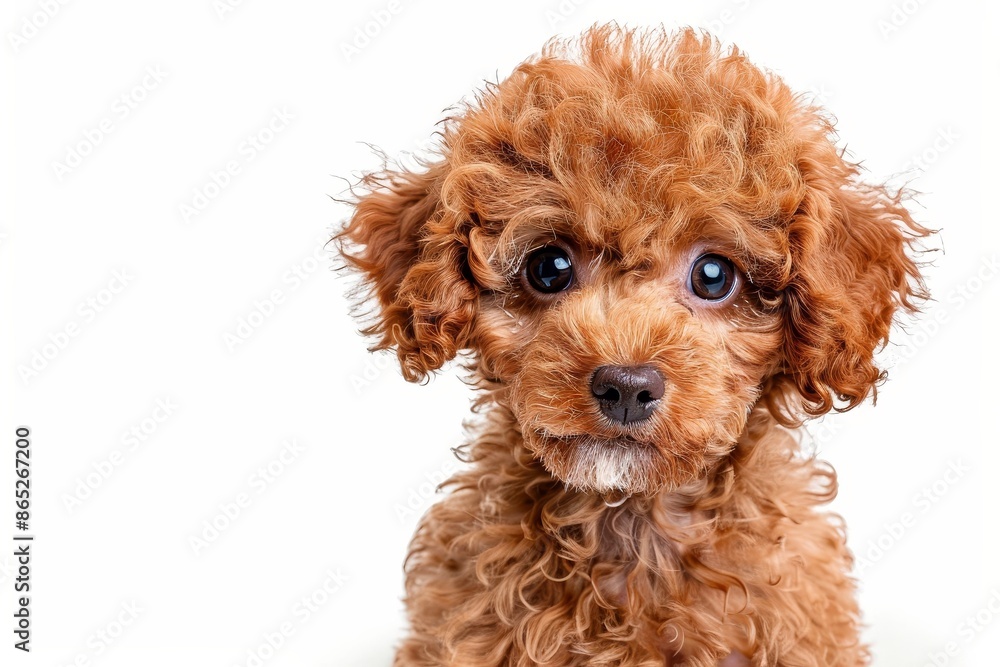 A cute fluffy portrait smile Puppy dog Poodle looking at the camera isolated on a clear png background, a funny moment, a lovely dog, pet concept. A cute fluffy portrait smile Puppy dog Poodle looking at the camera isolated on a clear png background, a funny moment, a lovely dog, pet concept.