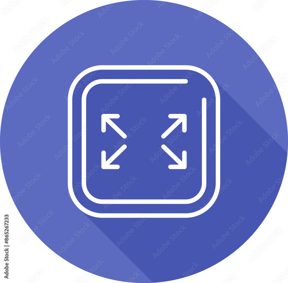 Fullscreen Square Vector Icon Fullscreen Square Vector Icon