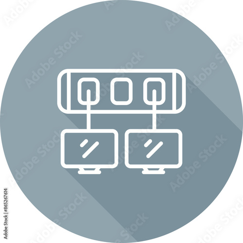 Network Switch Vector Icon