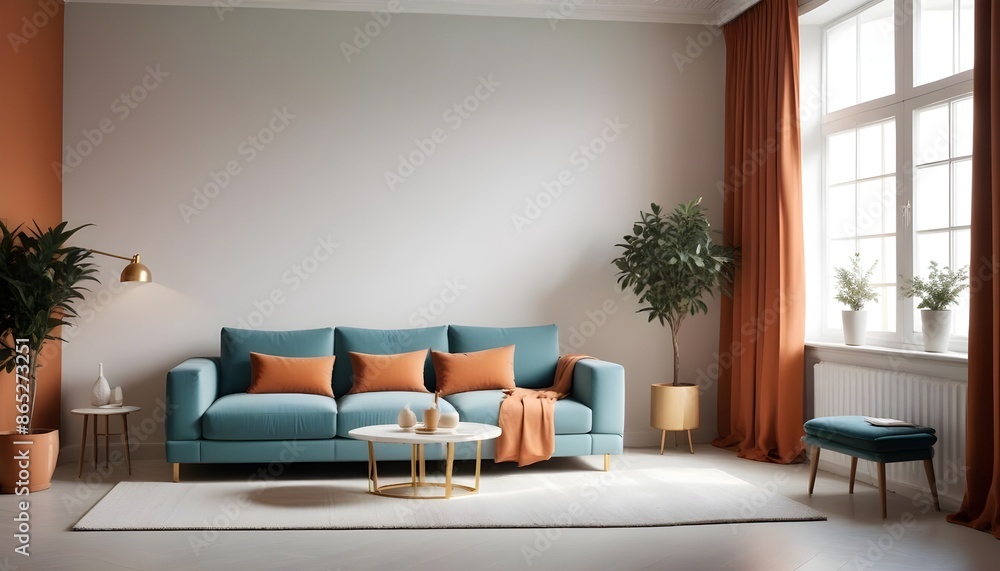 Photo interior modern design room 3d illustration Photo interior modern design room 3d illustration