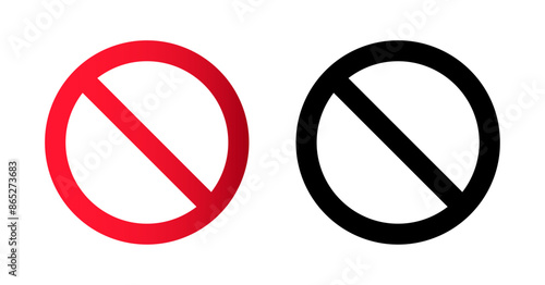 Red and black ban icon set. Editable vectors stop prohibitions black and red icon. No sign, empty no symbol. Forbidden sign not allowed in red and black. ban icon symbol. Stop entry sign. Free Download Red and black ban icon set. Editable vectors stop prohibitions black and red icon. No sign, empty no symbol. Forbidden sign not allowed in red and black. ban icon symbol. Stop entry sign. - GFXLoad