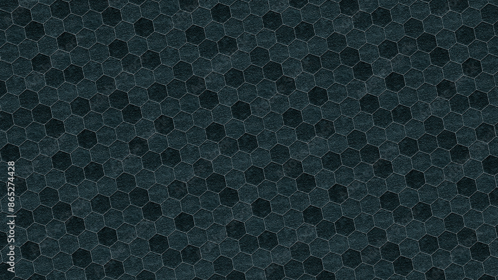 Paving block hexagonal blue for outdoor floor and wall materials Paving block hexagonal blue for outdoor floor and wall materials