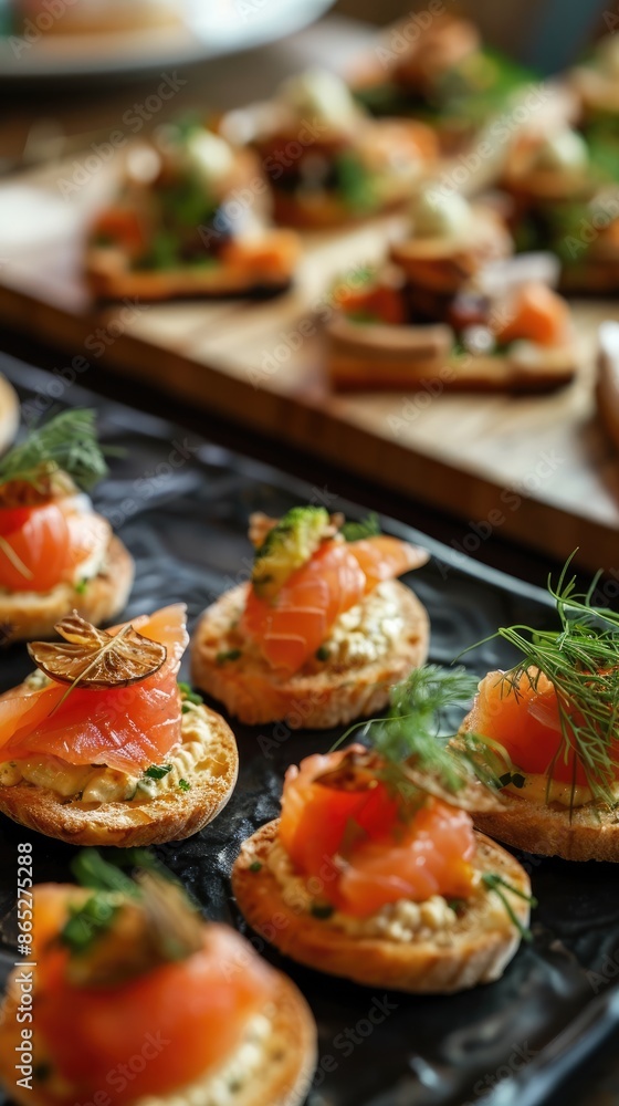 Exquisite Selection of Canapés and Gourmet Bites Exquisite Selection of Canapés and Gourmet Bites