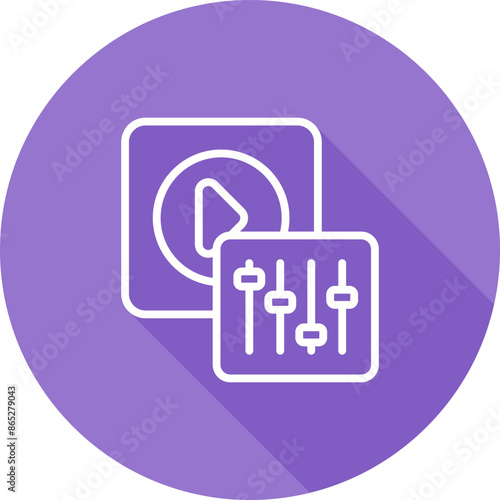 Sliders Vector Icon