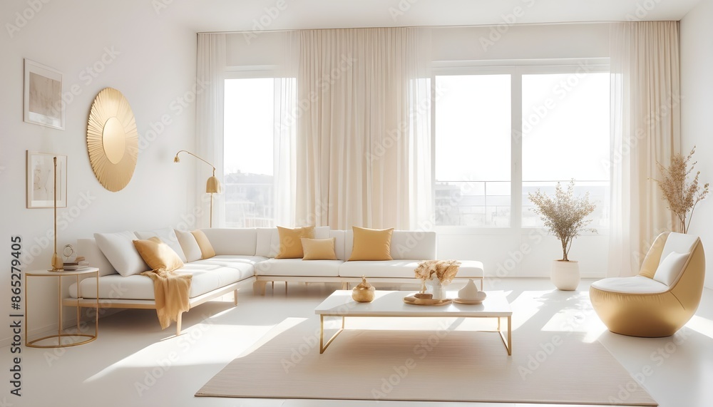 Photo interior modern design room 3d illustration Photo interior modern design room 3d illustration