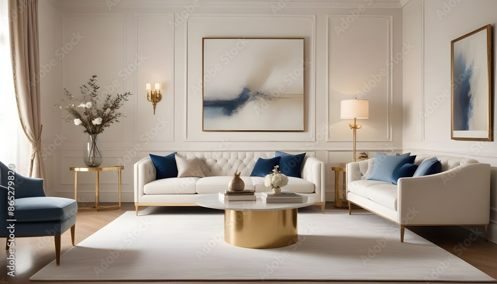 Photo interior modern design room 3d illustration Photo interior modern design room 3d illustration