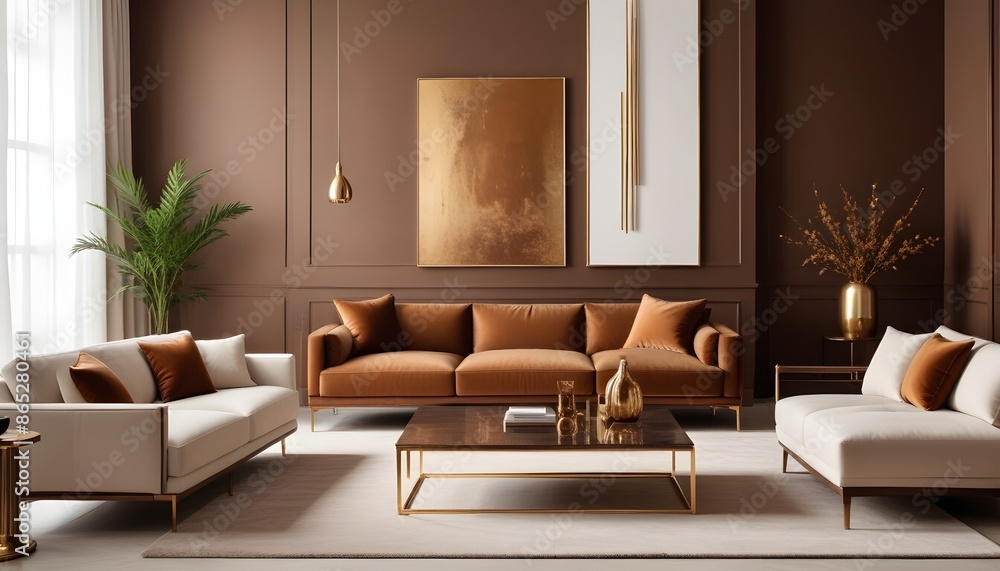 Photo interior modern design room 3d illustration Photo interior modern design room 3d illustration