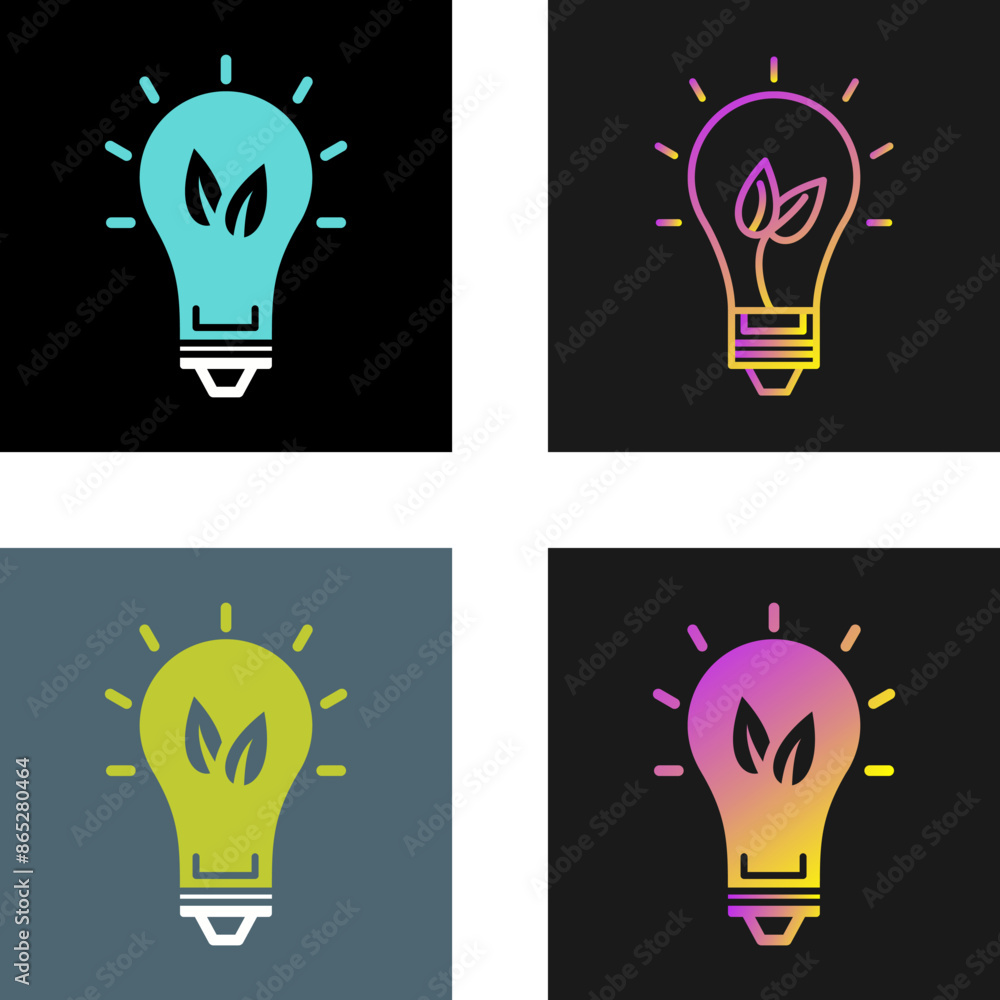 Eco friendly Bulb Vector Icon Eco friendly Bulb Vector Icon