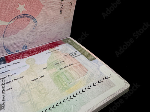 passport and usa visa 