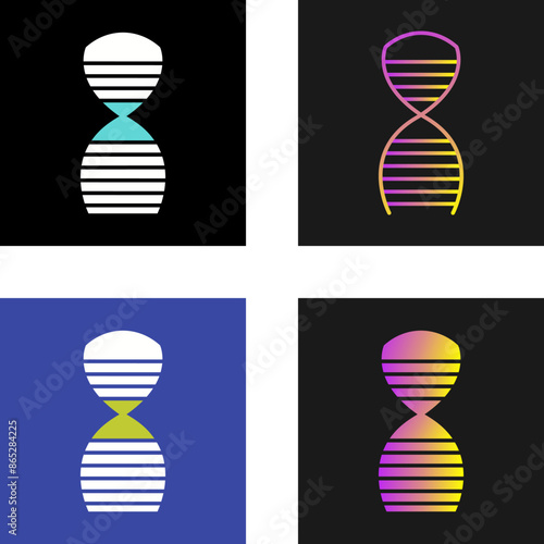 DNA Structure Vector Icon