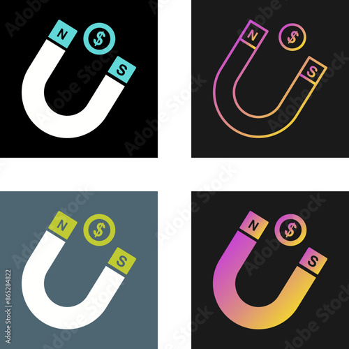 Magnet Vector Icon