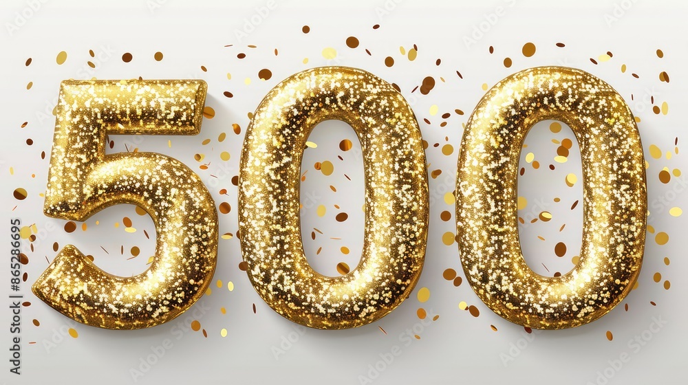 Obraz premium Golden 500 Celebration