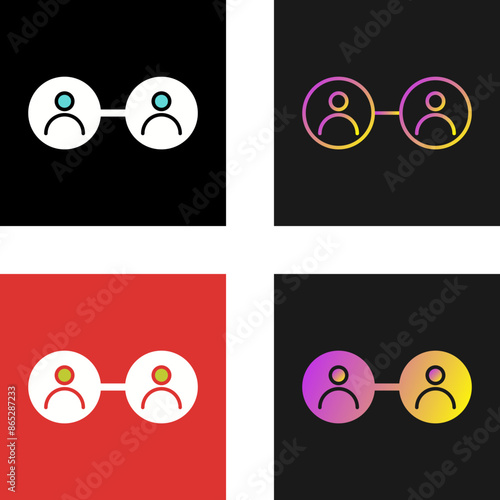 Social Circle Vector Icon
