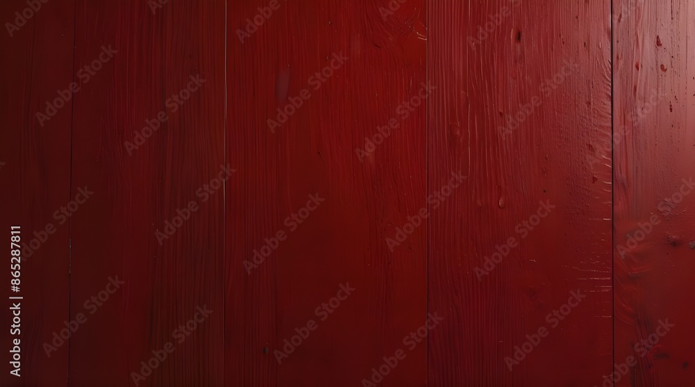 Obraz premium Reao de corao vermelho com textura de madeira isolado.generative.ai