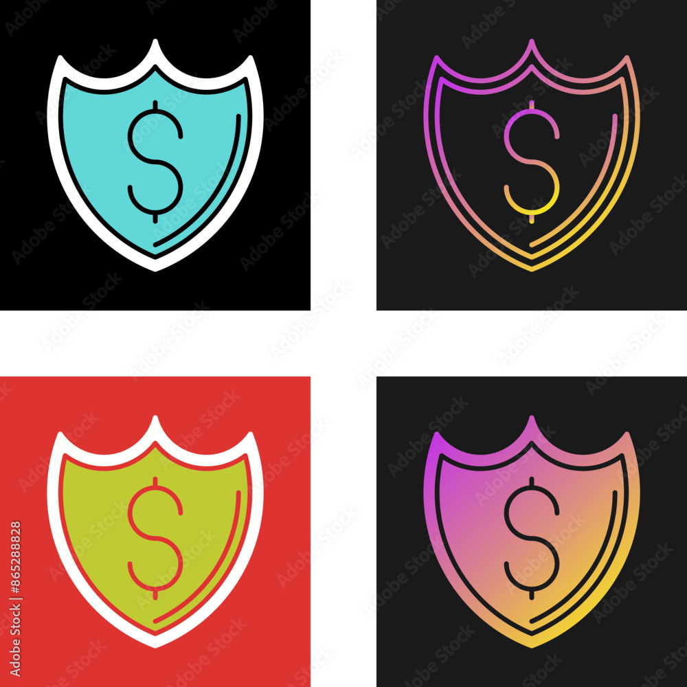 Money Protection Vector Icon Money Protection Vector Icon